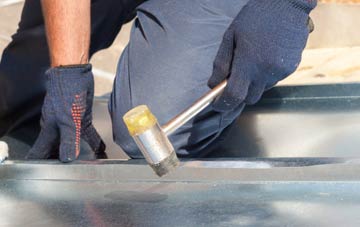 Garnfadryn metal flat roofing repairs